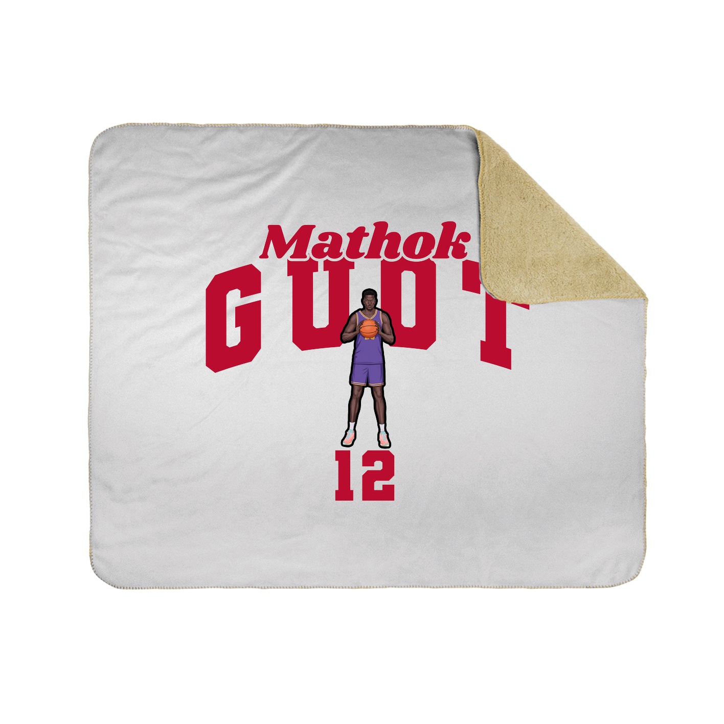 Throw Blanket — Signature Arch in White