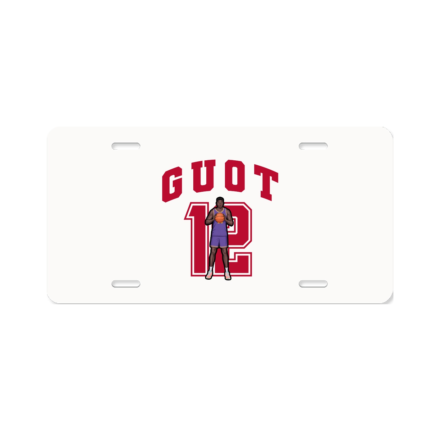 License Plate — Number in Classic