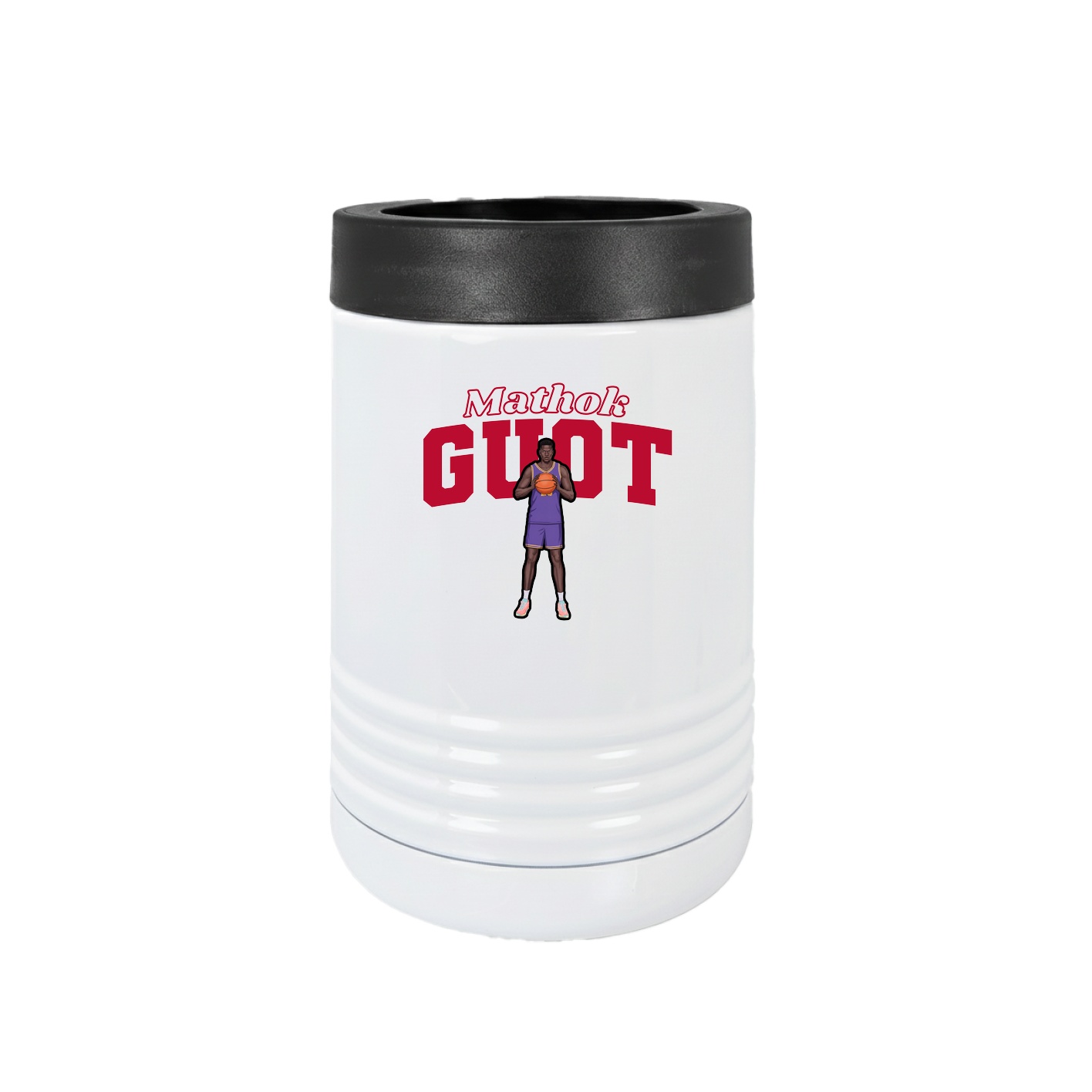 Beverage Holder — Name Arch in White