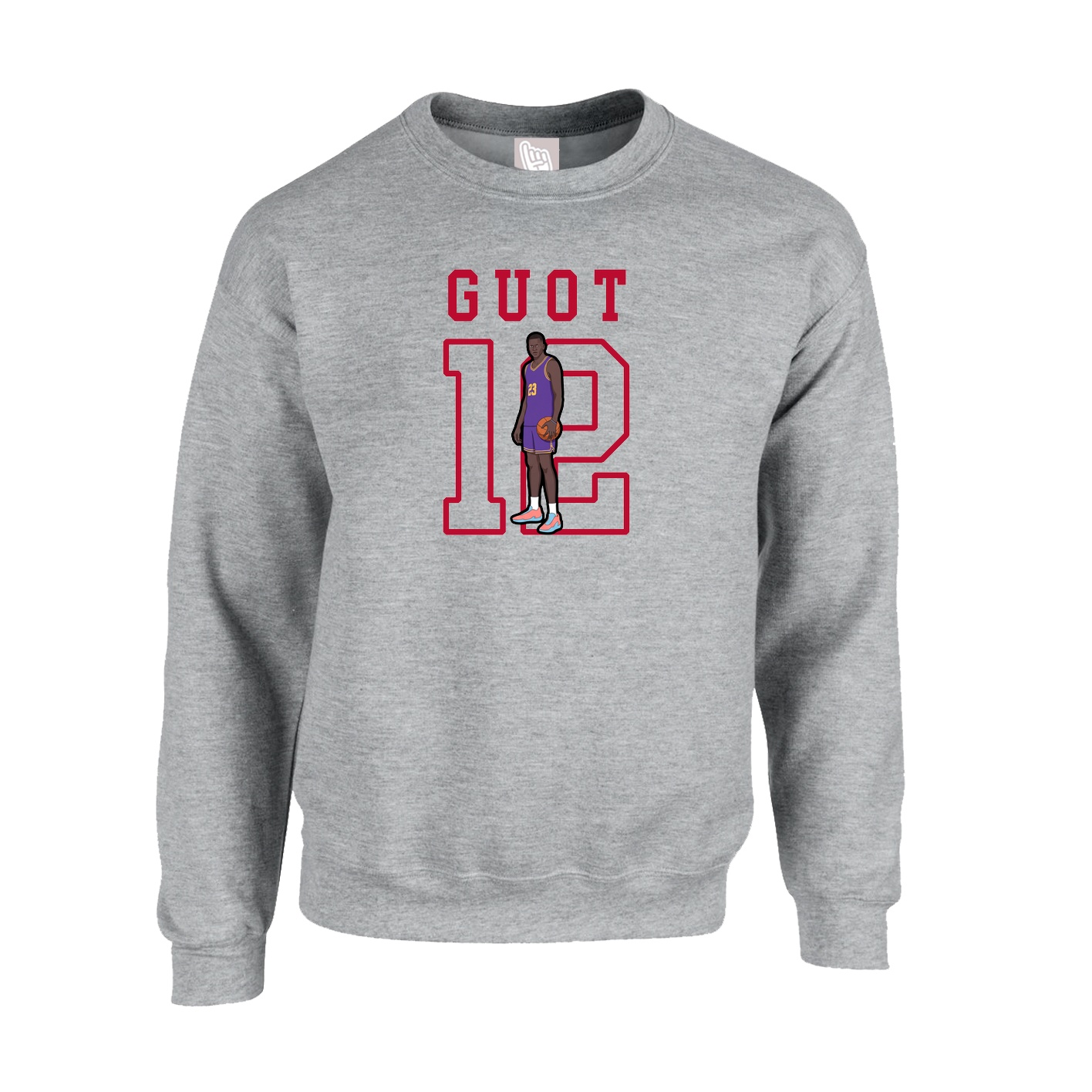 Fleece Crew — Shirsey in Grey