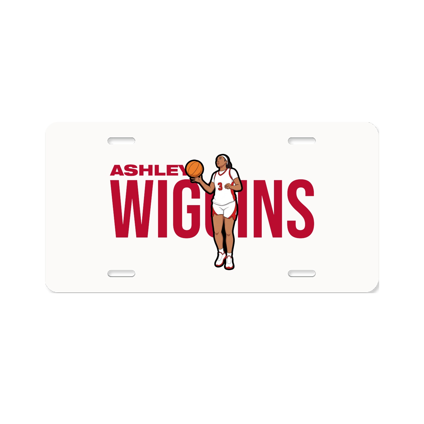 License Plate — Player Name in Classic