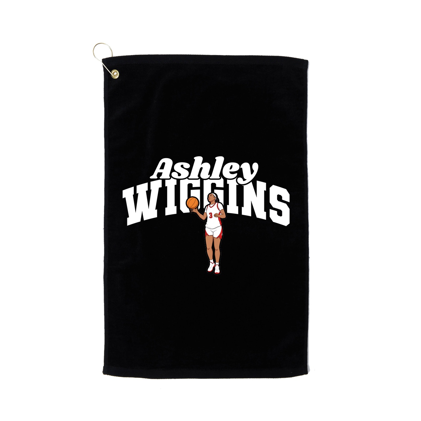 Golf Towel — Signature Arch in Black