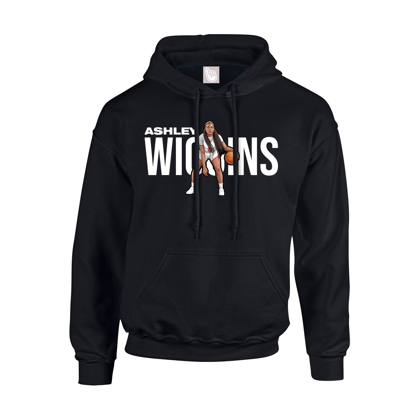 Youth Hoodie — Player Name in Black