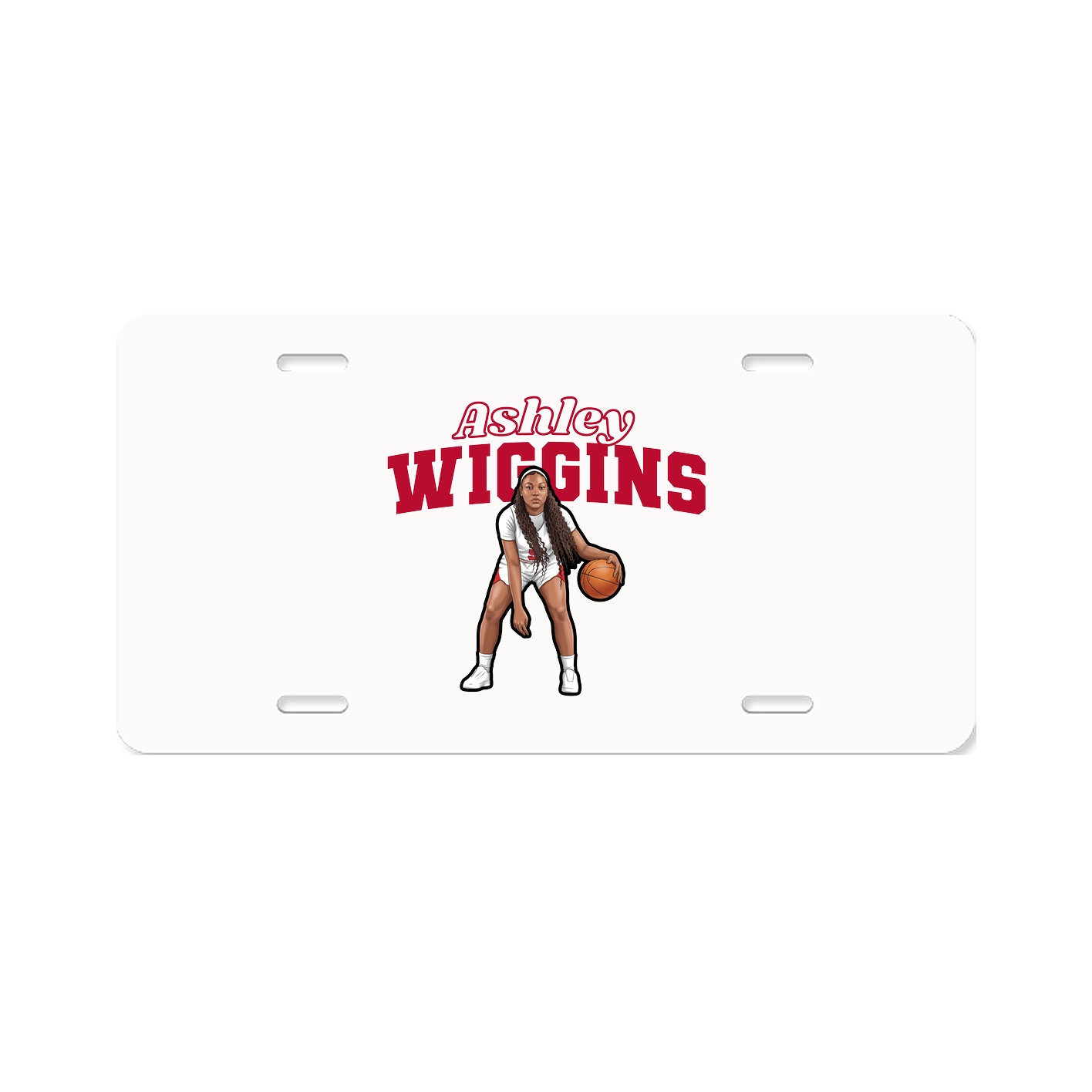 License Plate — Name Arch in Classic