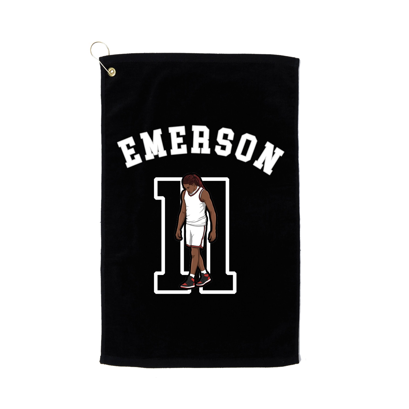 Golf Towel — Shirsey Arch in Black