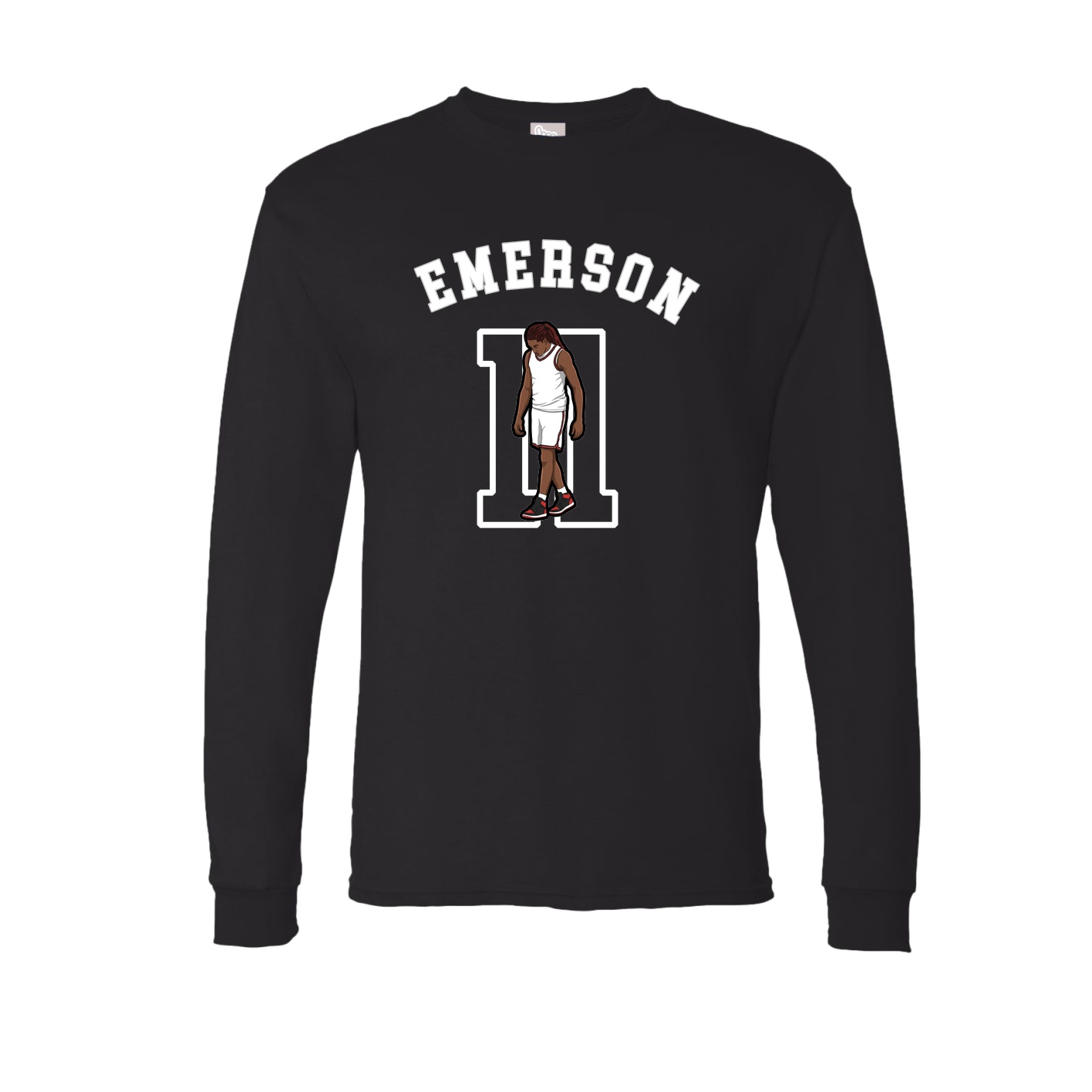 Long Sleeve Tee — Shirsey Arch in Black