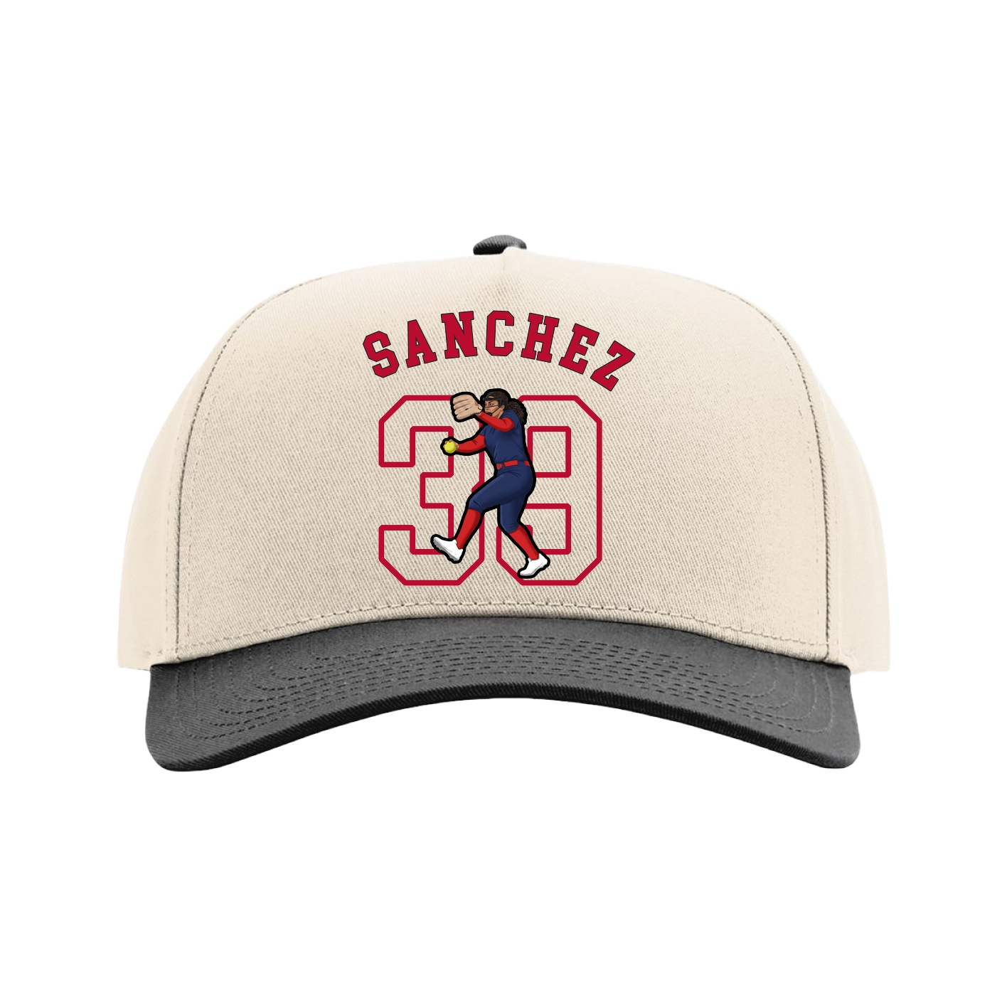 Full Fabric Five-Panel Champ Cap