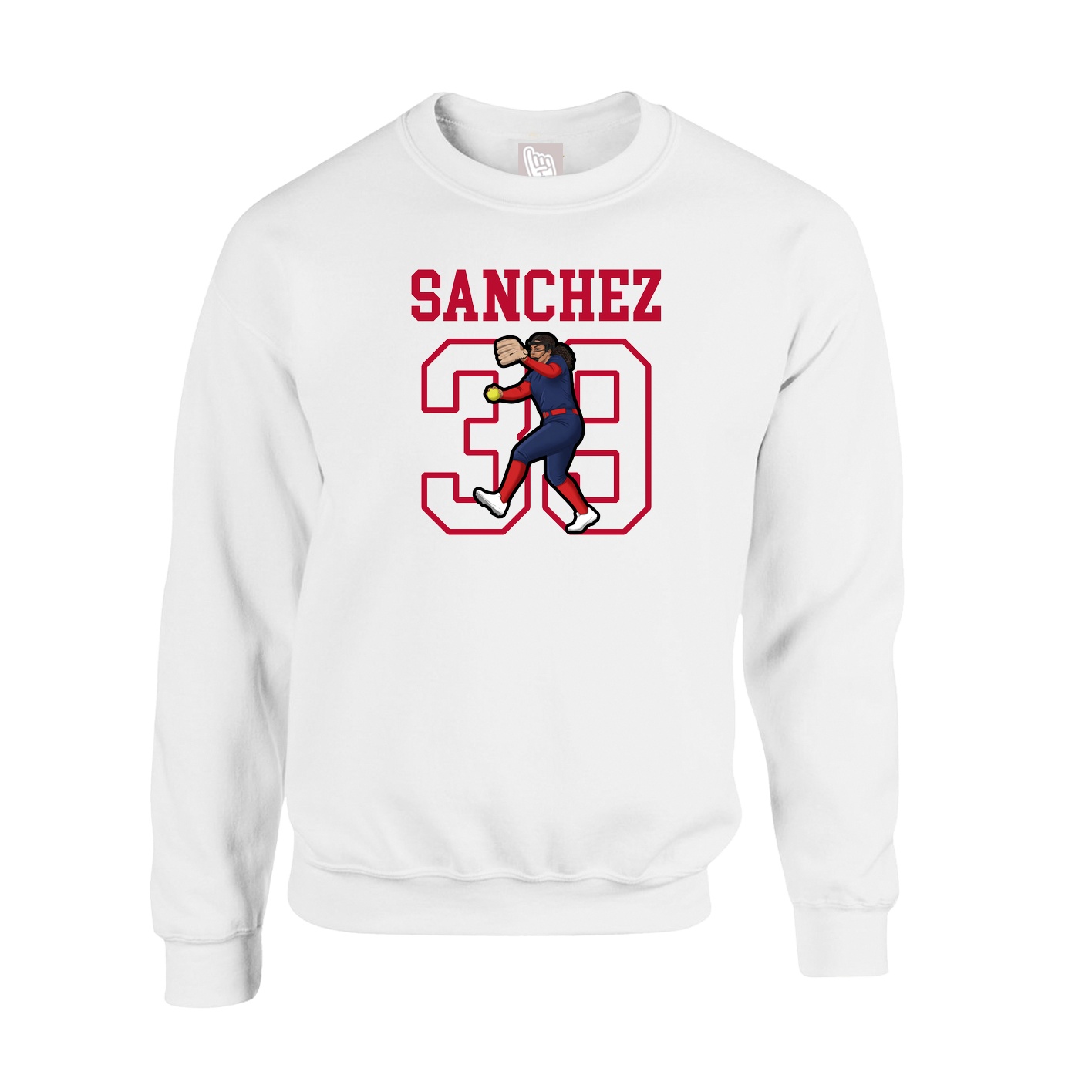 Fleece Crew — Shirsey in White