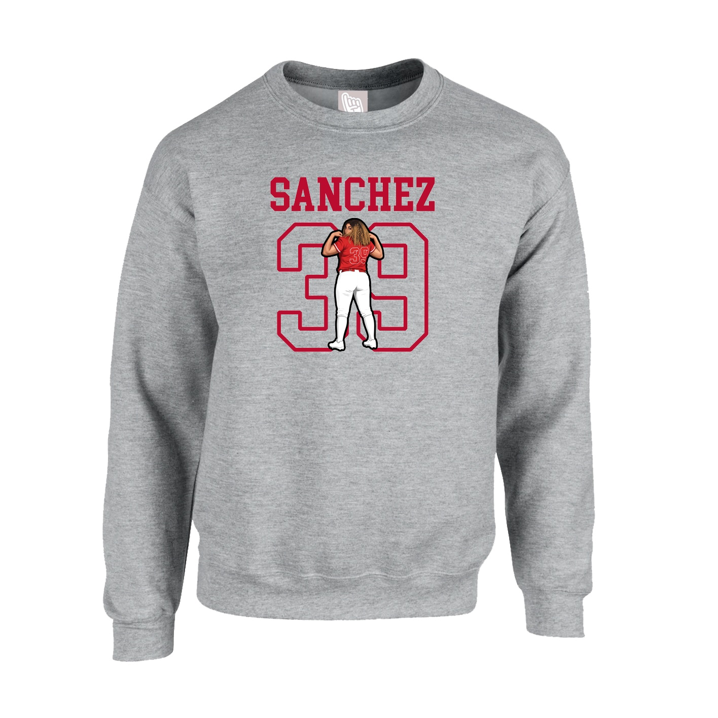 Fleece Crew — Shirsey in Grey