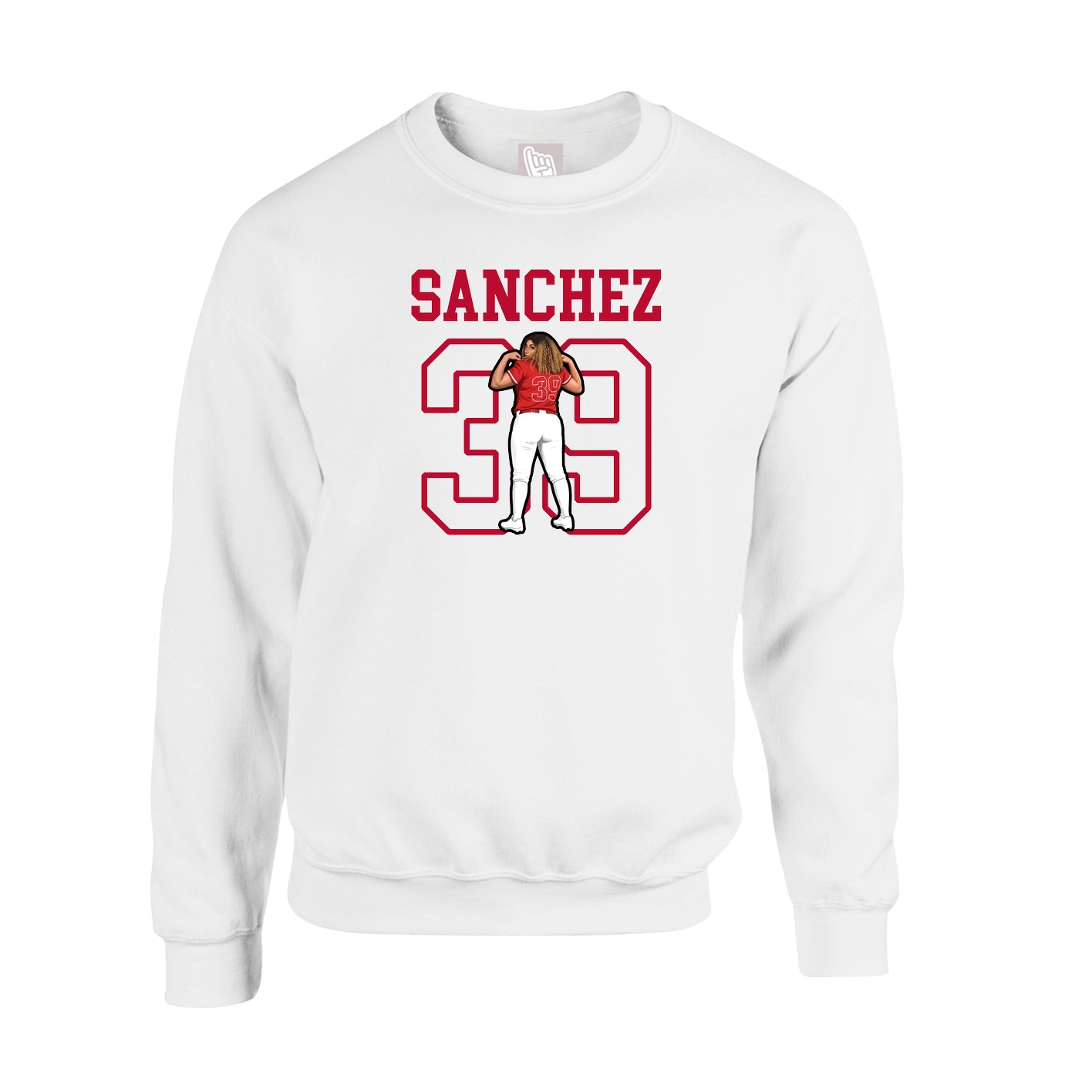 Fleece Crew — Shirsey in White