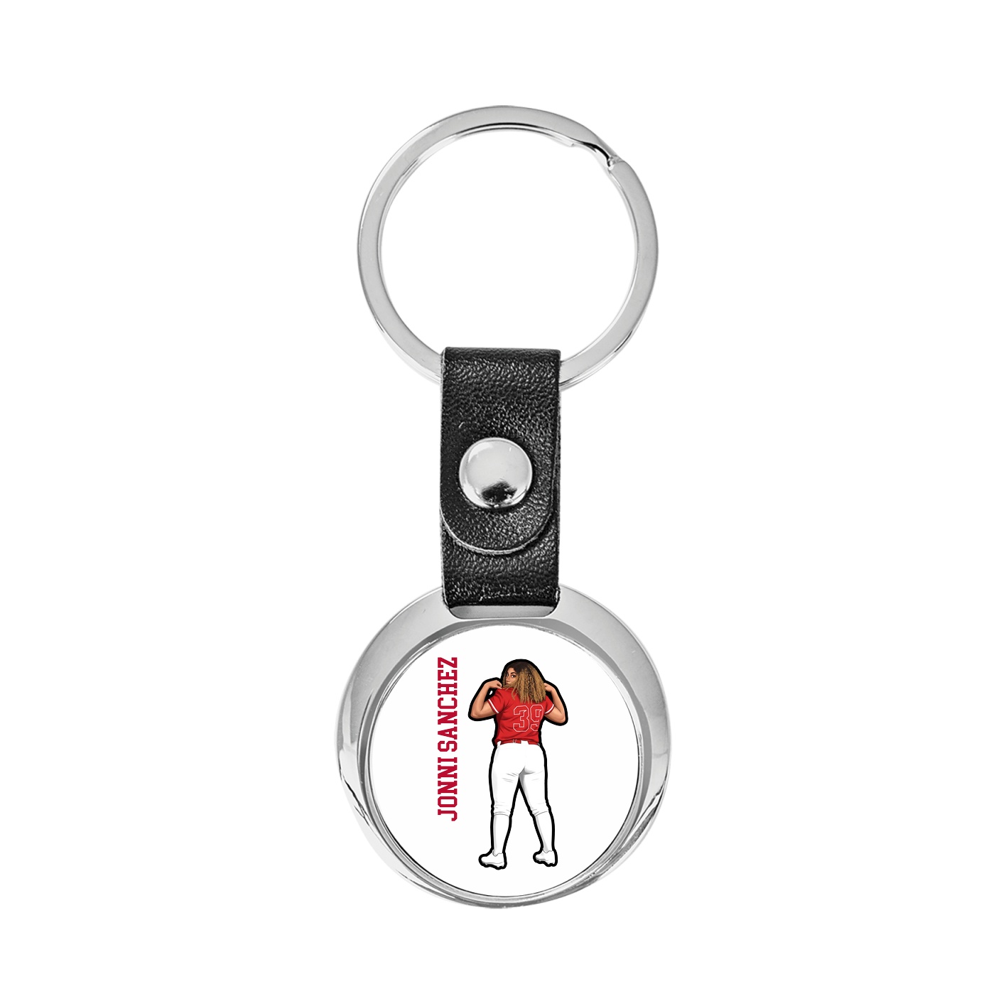 Key Chain — Name Vertical in Classic