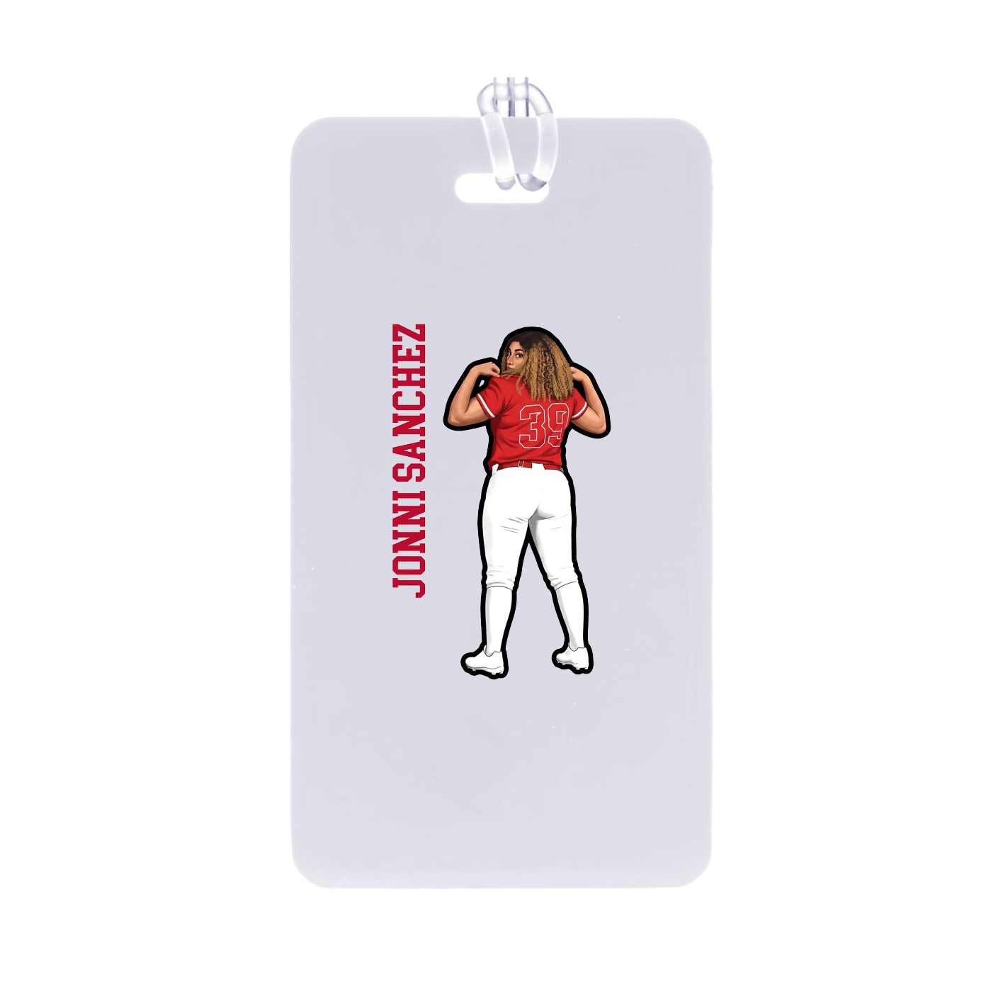 Bag Tag — Name Vertical in Classic