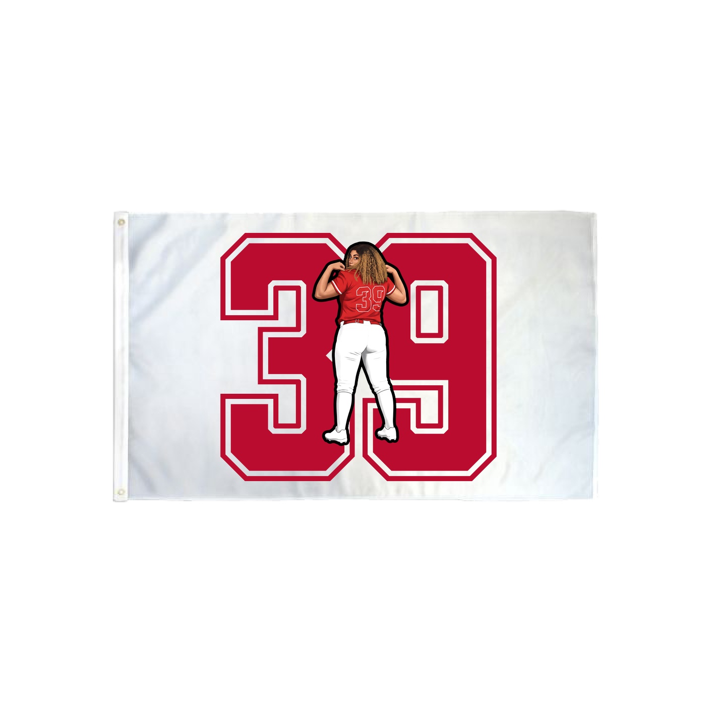3x5 Flag — Number in Classic