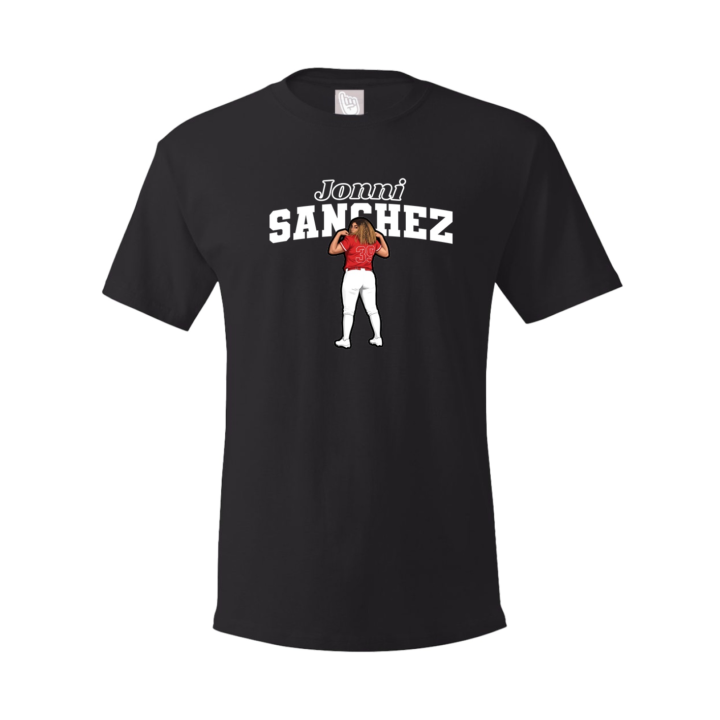 Youth Tee — Name Arch in Black