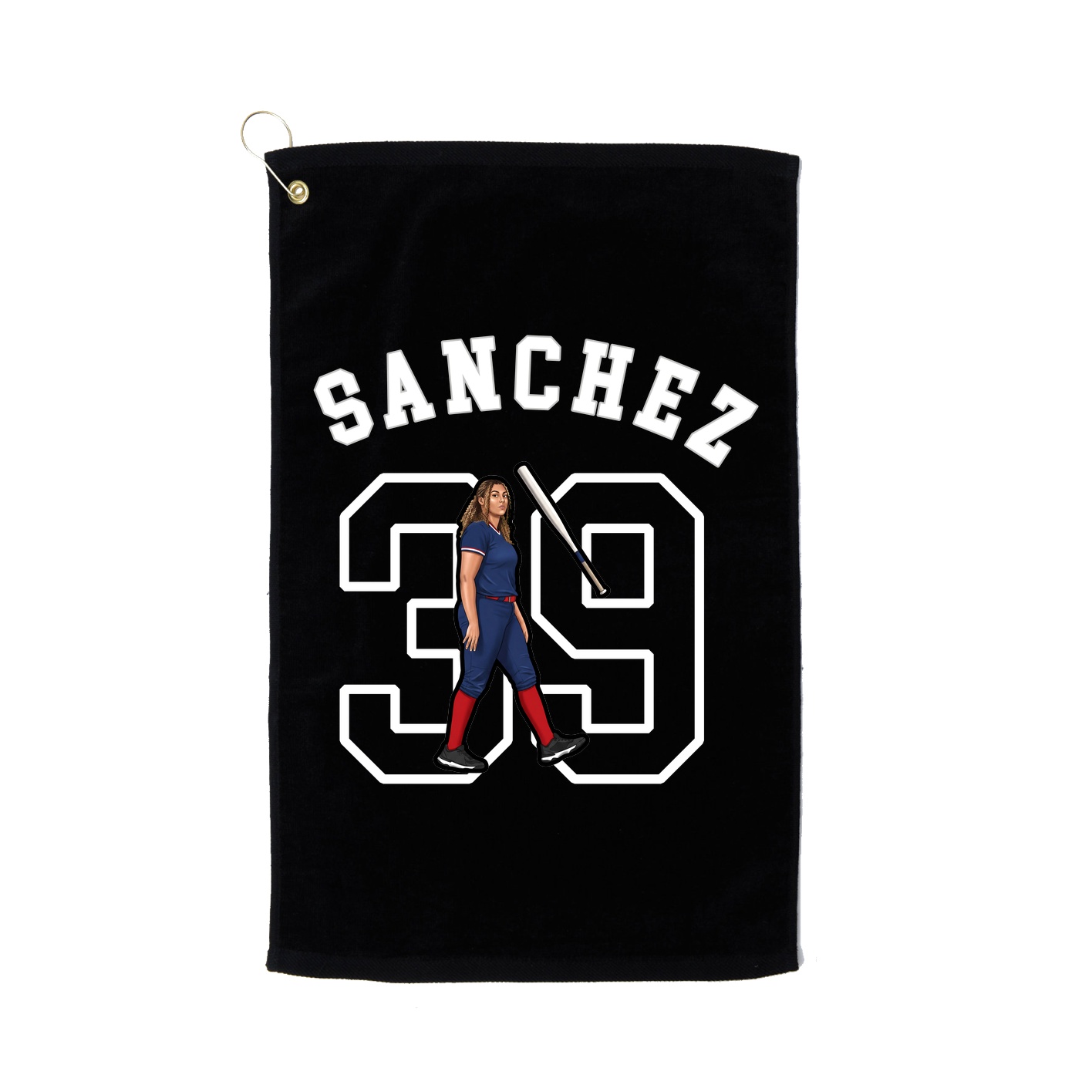 Golf Towel — Shirsey Arch in Black