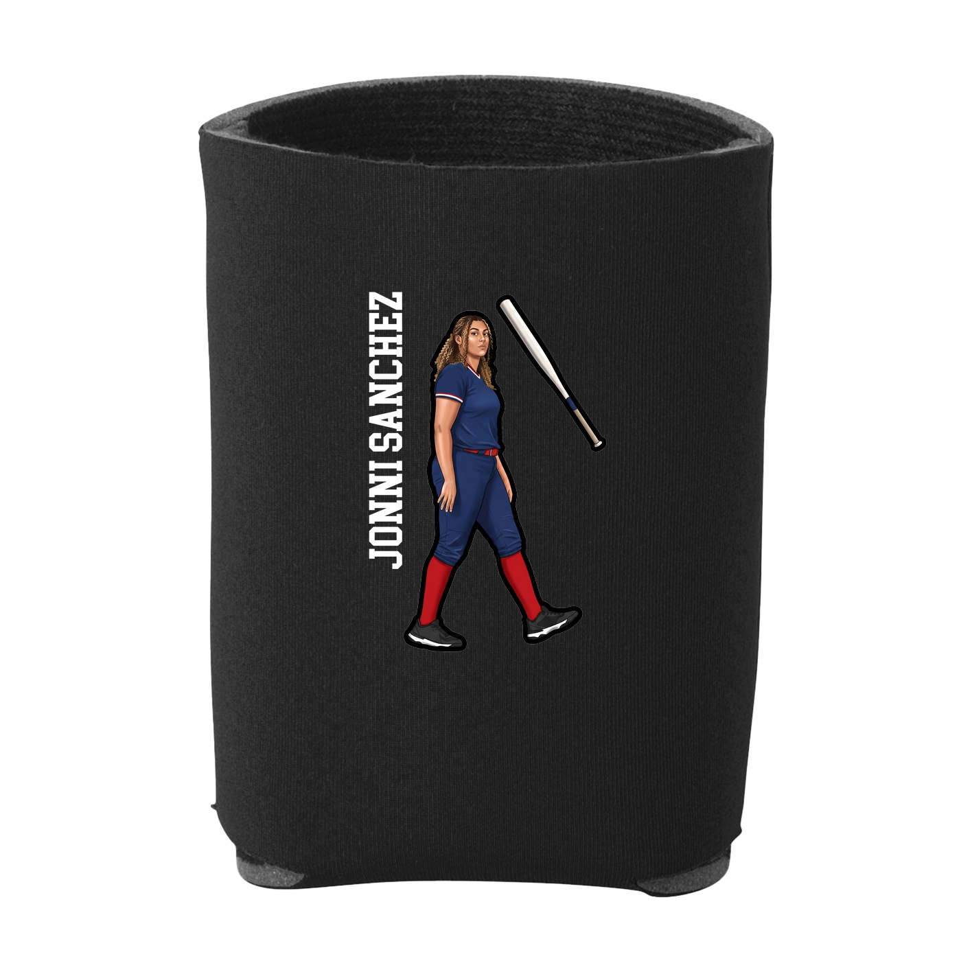 Can Holder — Name Vertical in Black