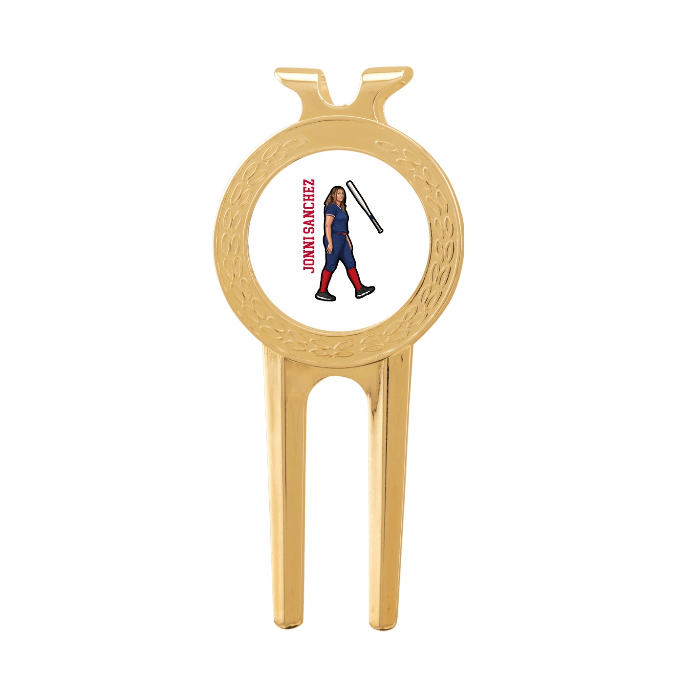Divot Tool with Ball Marker — Name Vertical in Classic