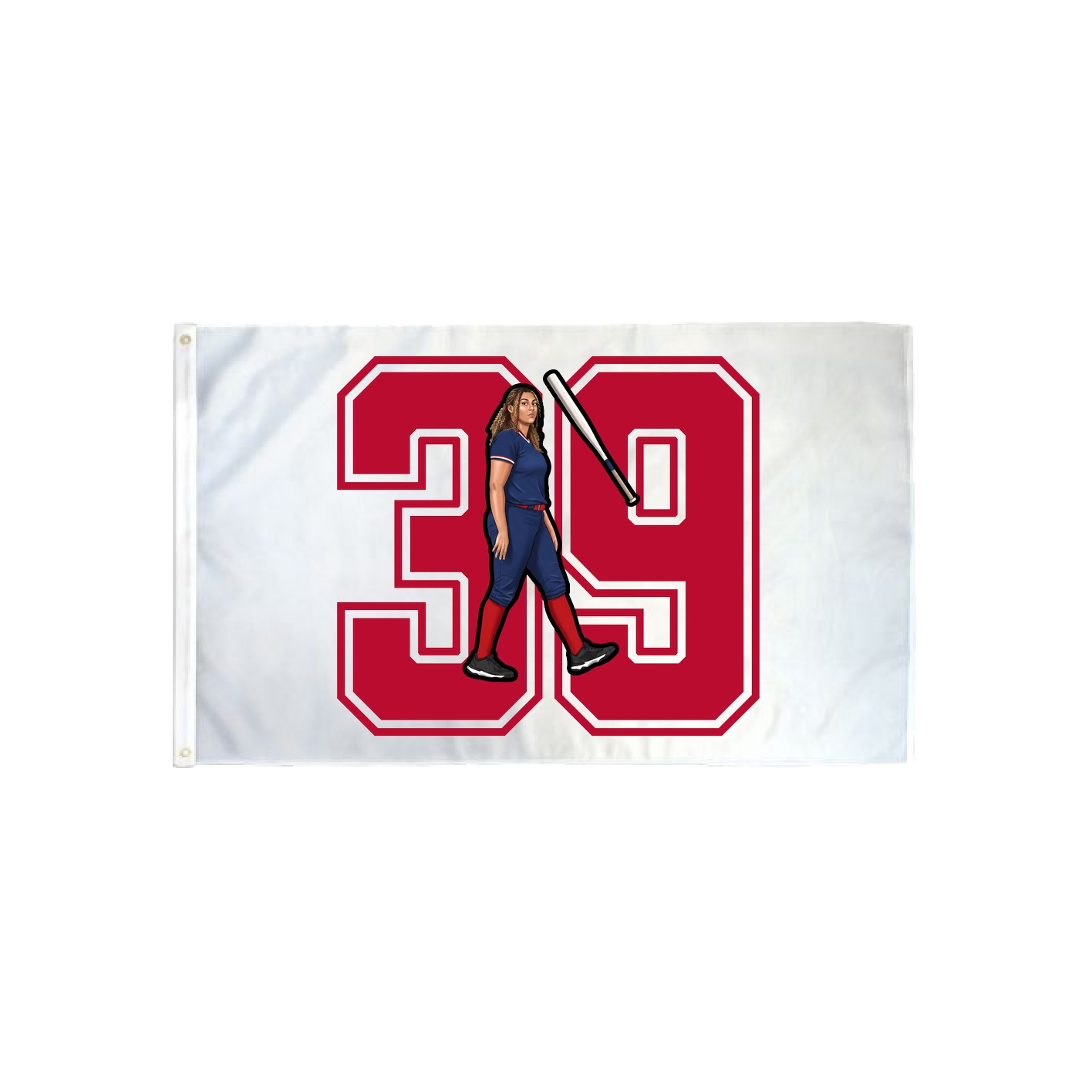 3x5 Flag — Number in Classic