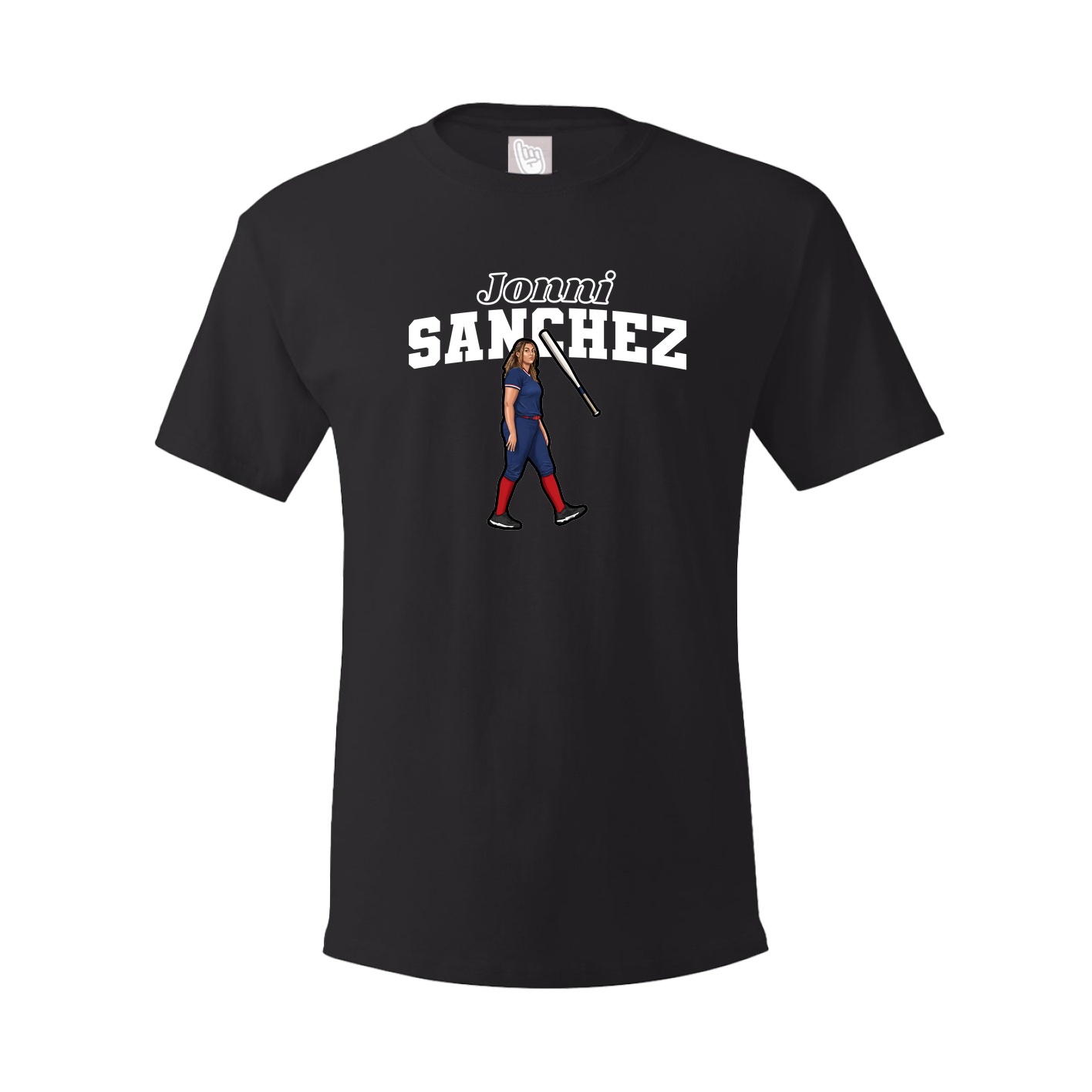 Youth Tee — Name Arch in Black