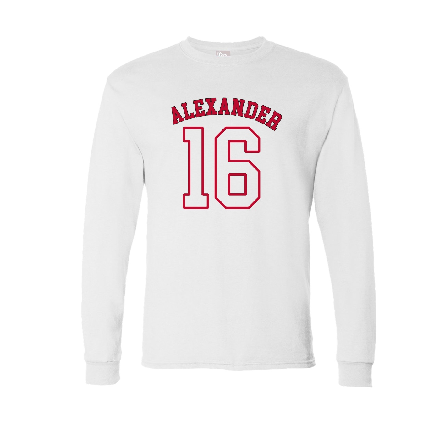Long Sleeve Tee — Shirsey Arch in White