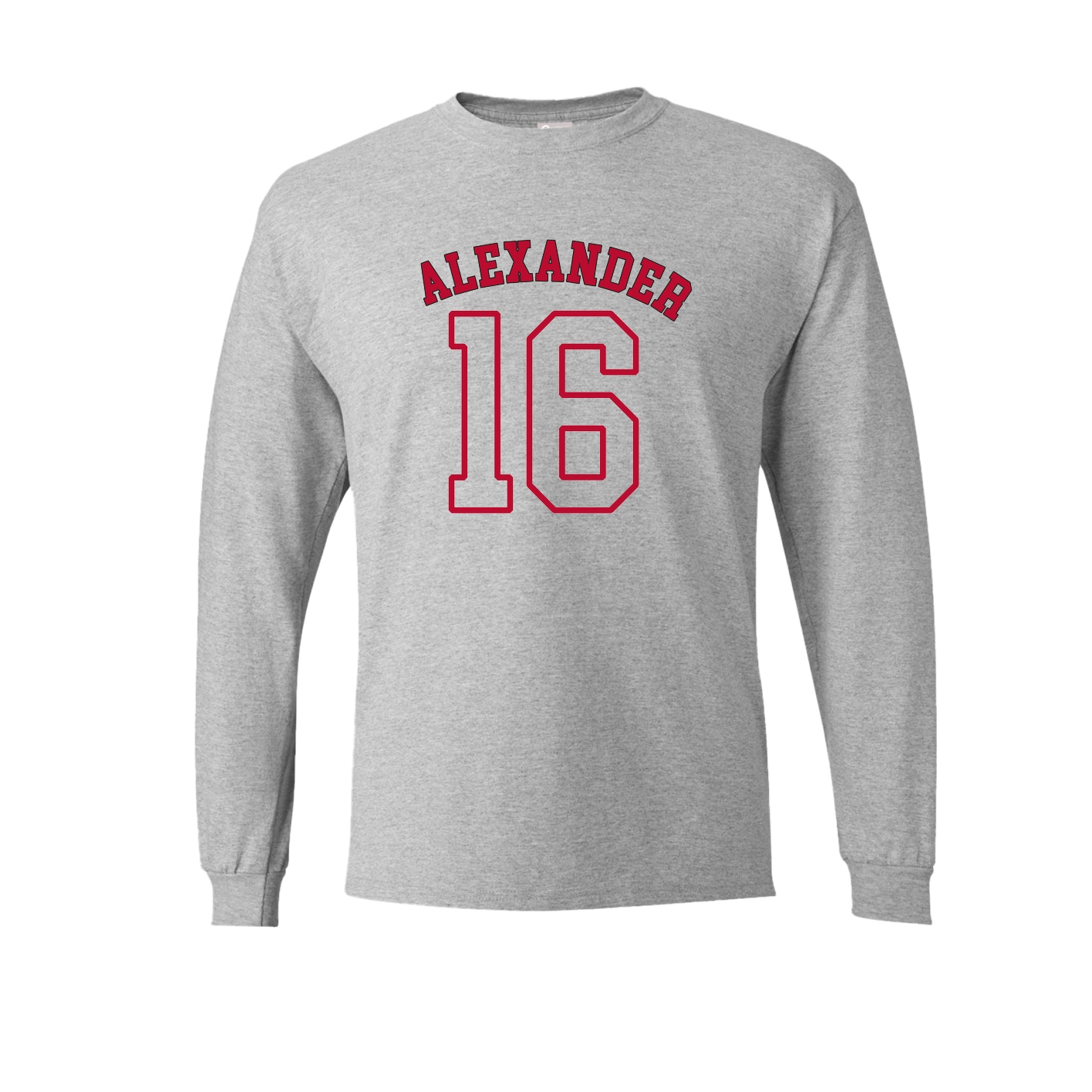 Long Sleeve Tee — Shirsey Arch in Grey