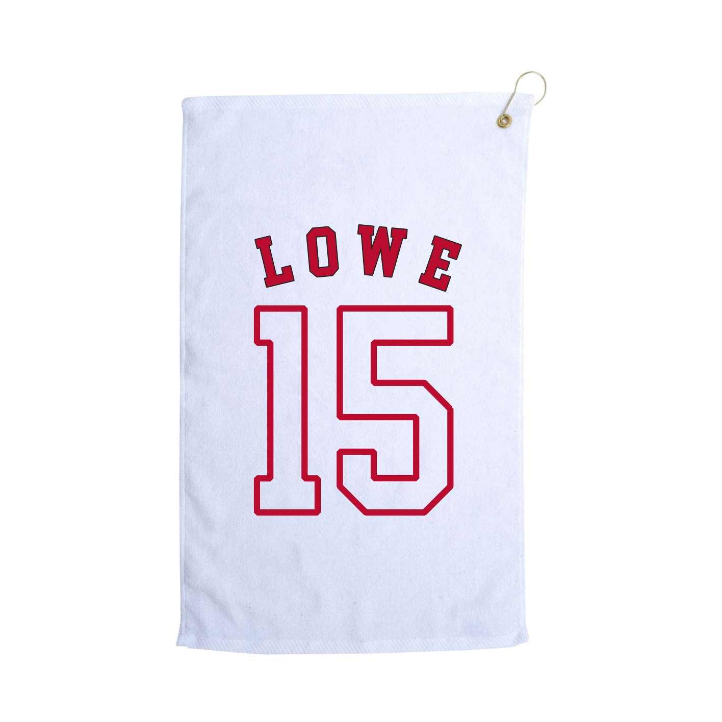 Golf Towel — Shirsey Arch in White