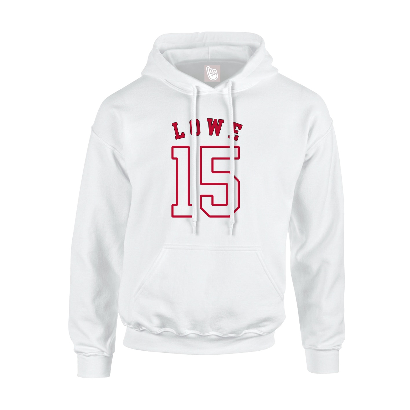 Youth Hoodie — Shirsey Arch in White