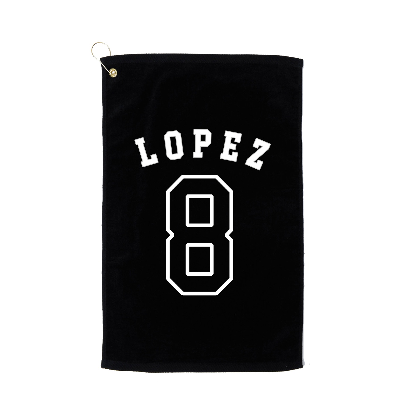 Golf Towel — Shirsey Arch in Black