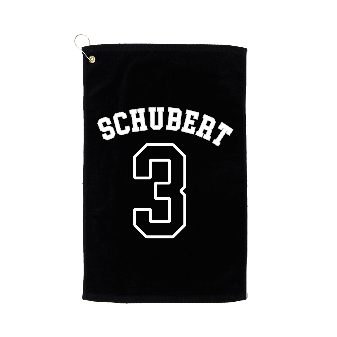 Golf Towel — Shirsey Arch in Black