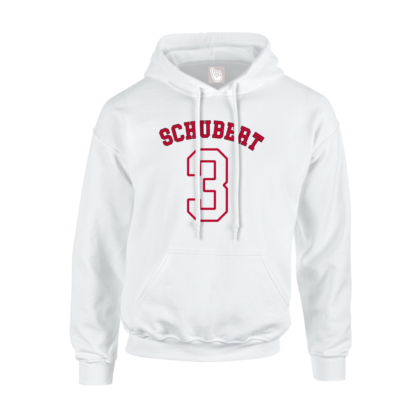 Youth Hoodie — Shirsey Arch in White