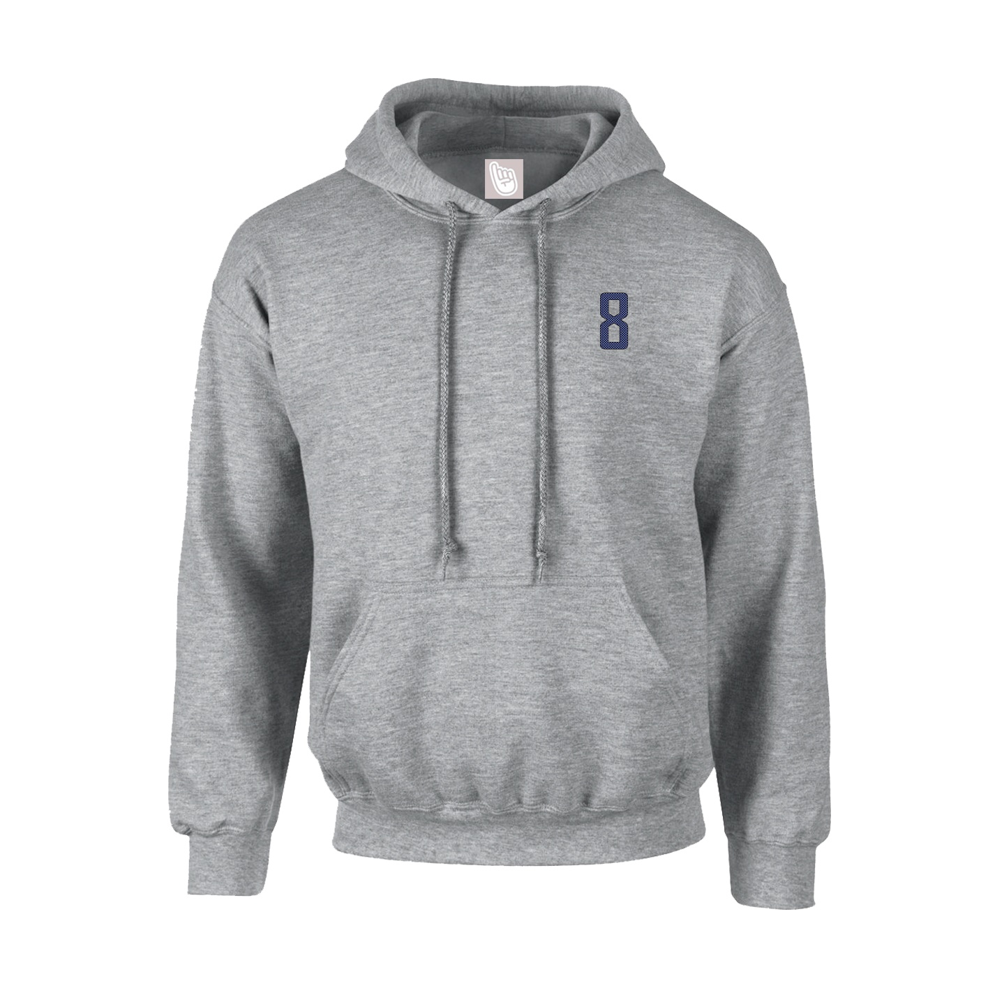 Hoodie — Front Shirsy in Grey