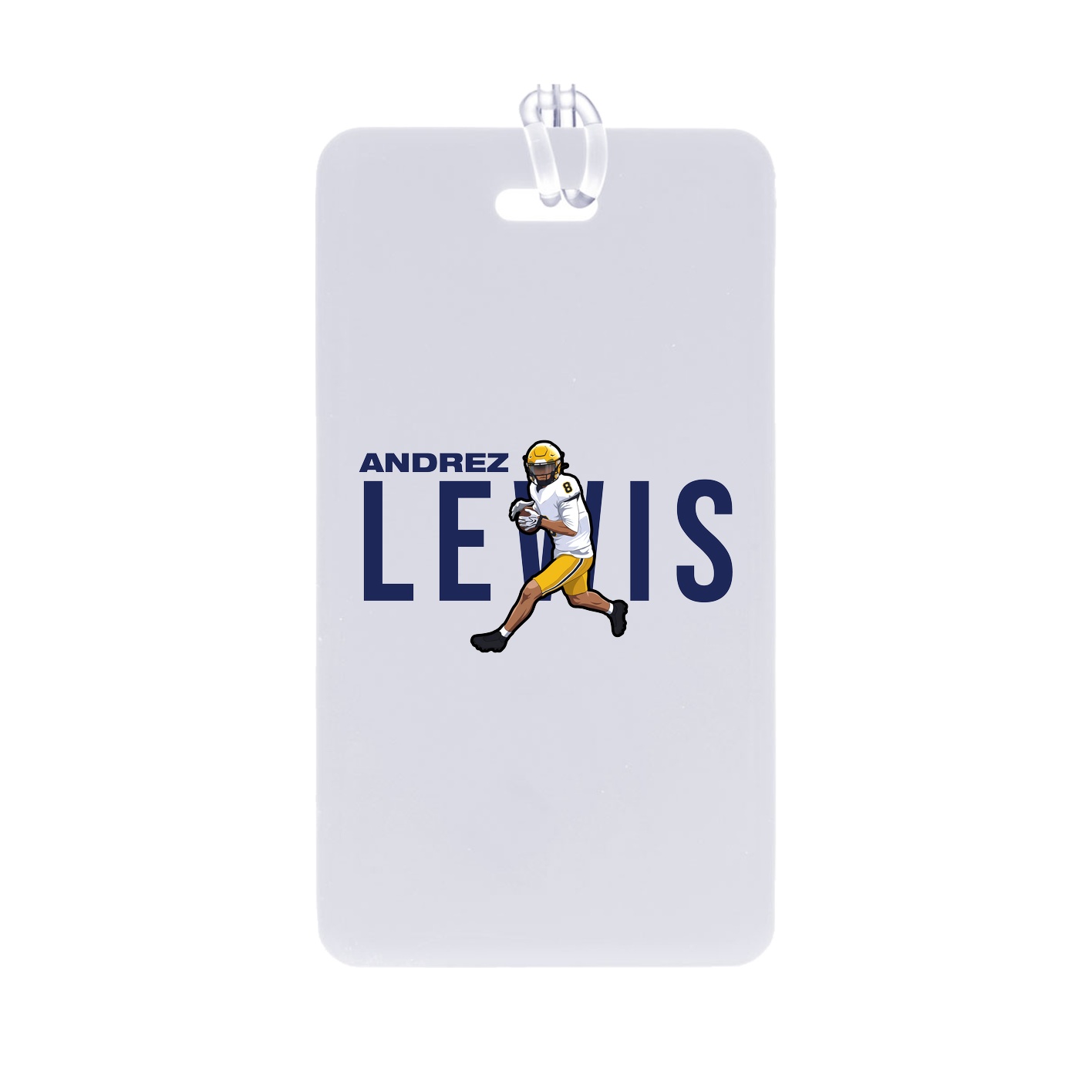 Bag Tag — Player Name in Classic