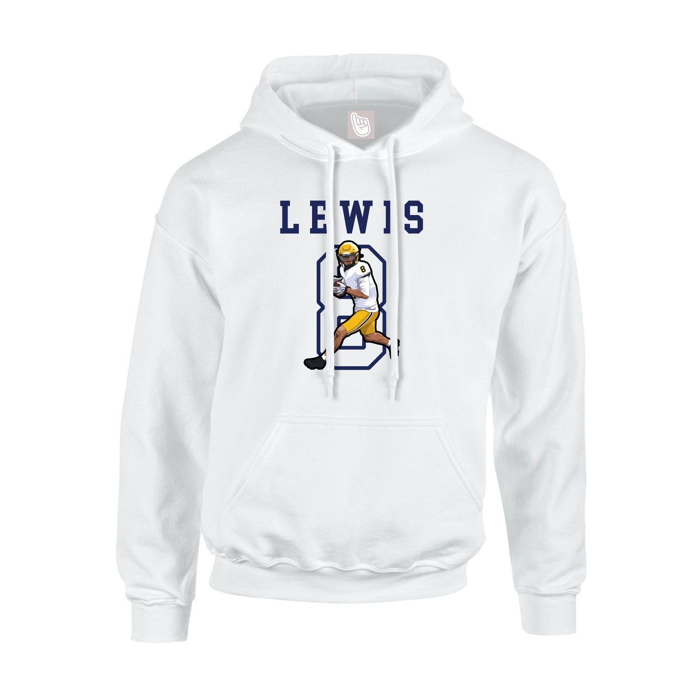 Hoodie — Shirsey in White