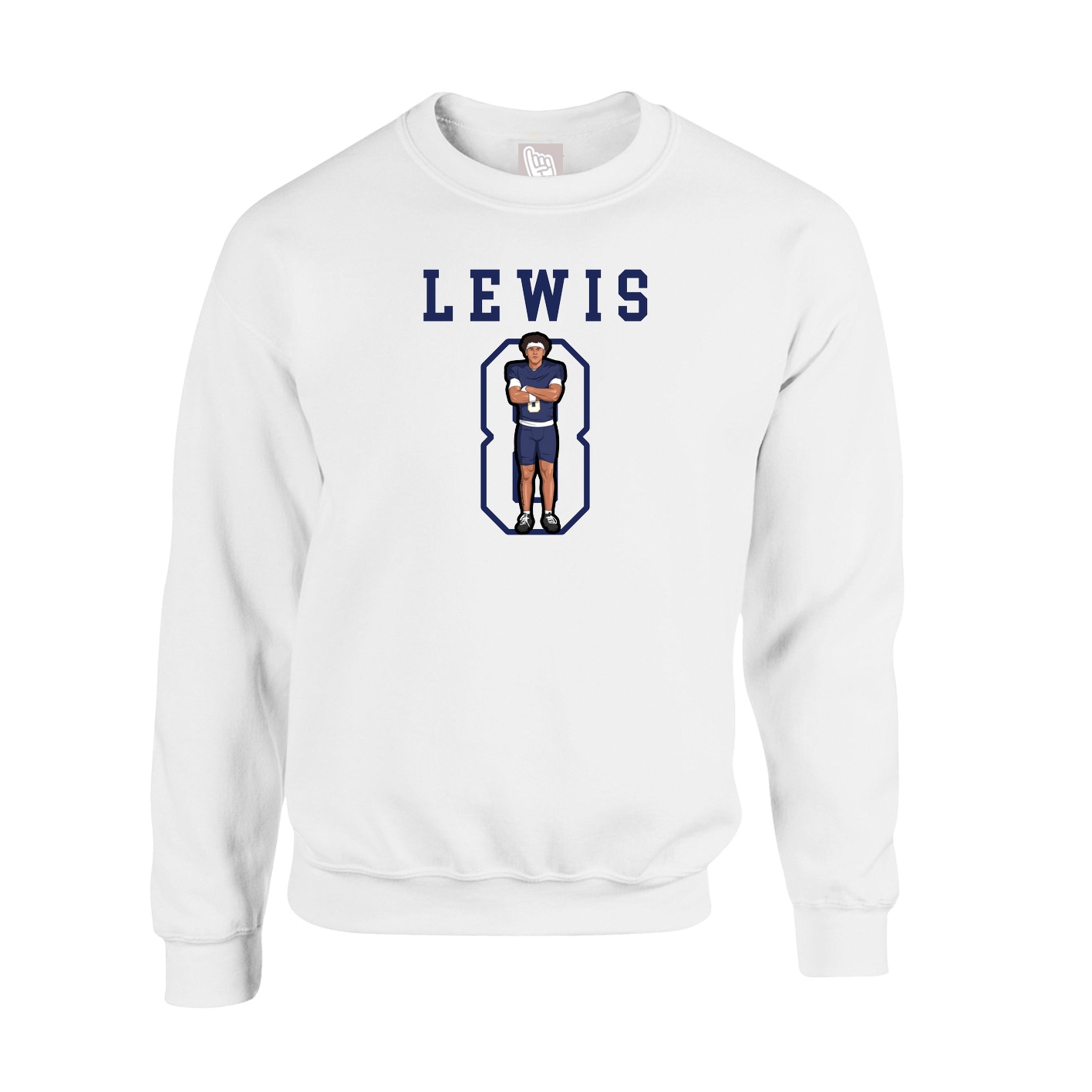 Fleece Crew — Shirsey in White