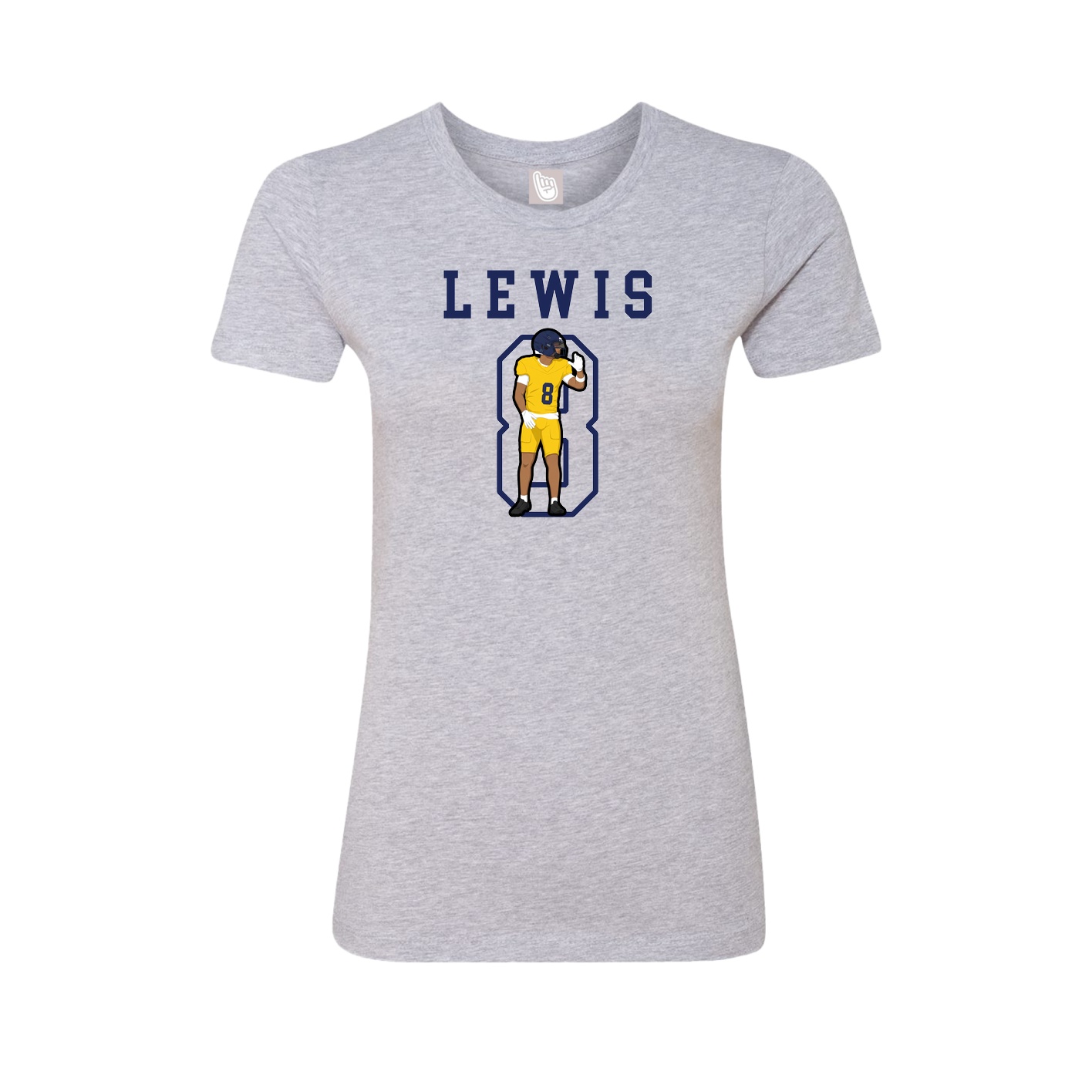 Fitted Women's Tee — Shirsey in Grey