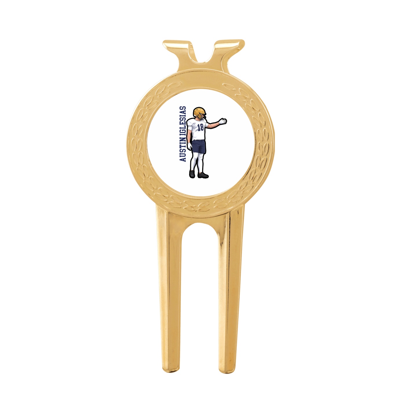 Divot Tool with Ball Marker — Name Vertical in Classic