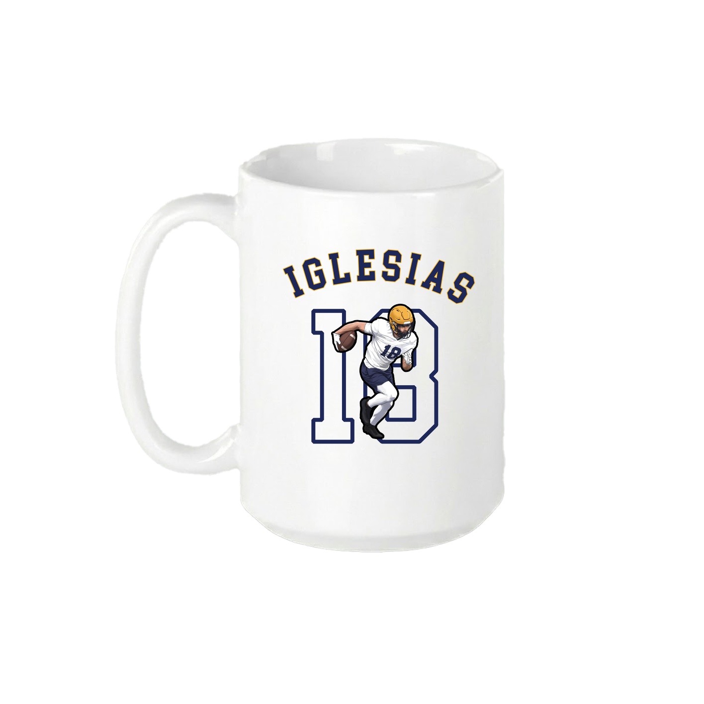 15oz Coffee Mug — Shirsey Arch in White