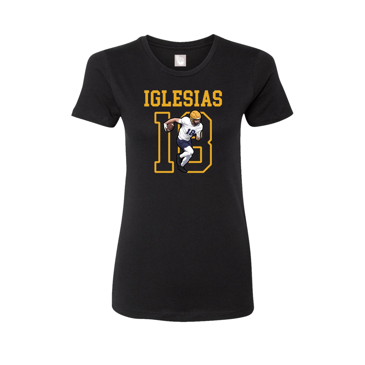Fitted Women's Tee — Shirsey in Black