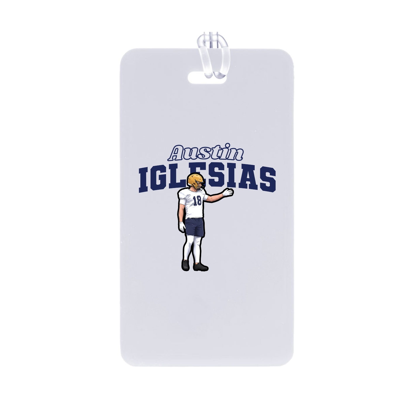 Bag Tag — Name Arch in Classic