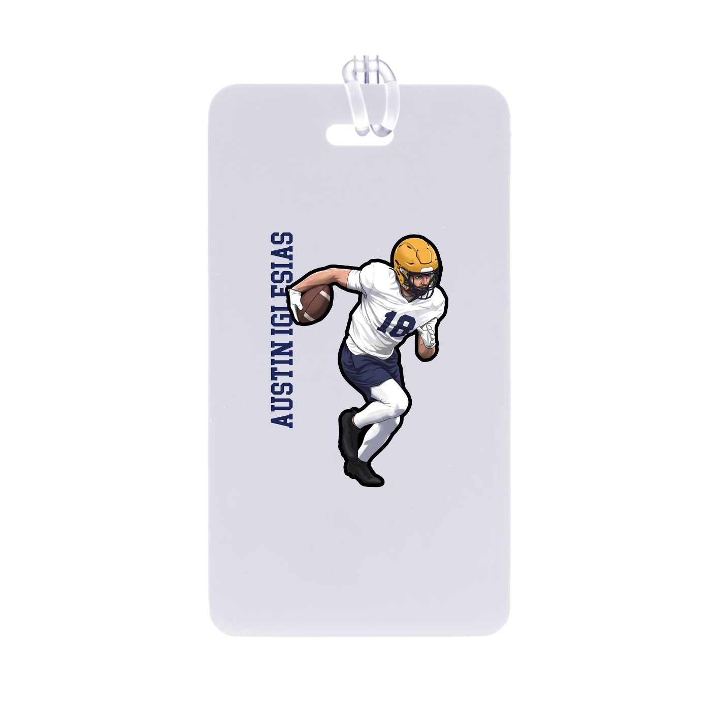 Bag Tag — Name Vertical in Classic