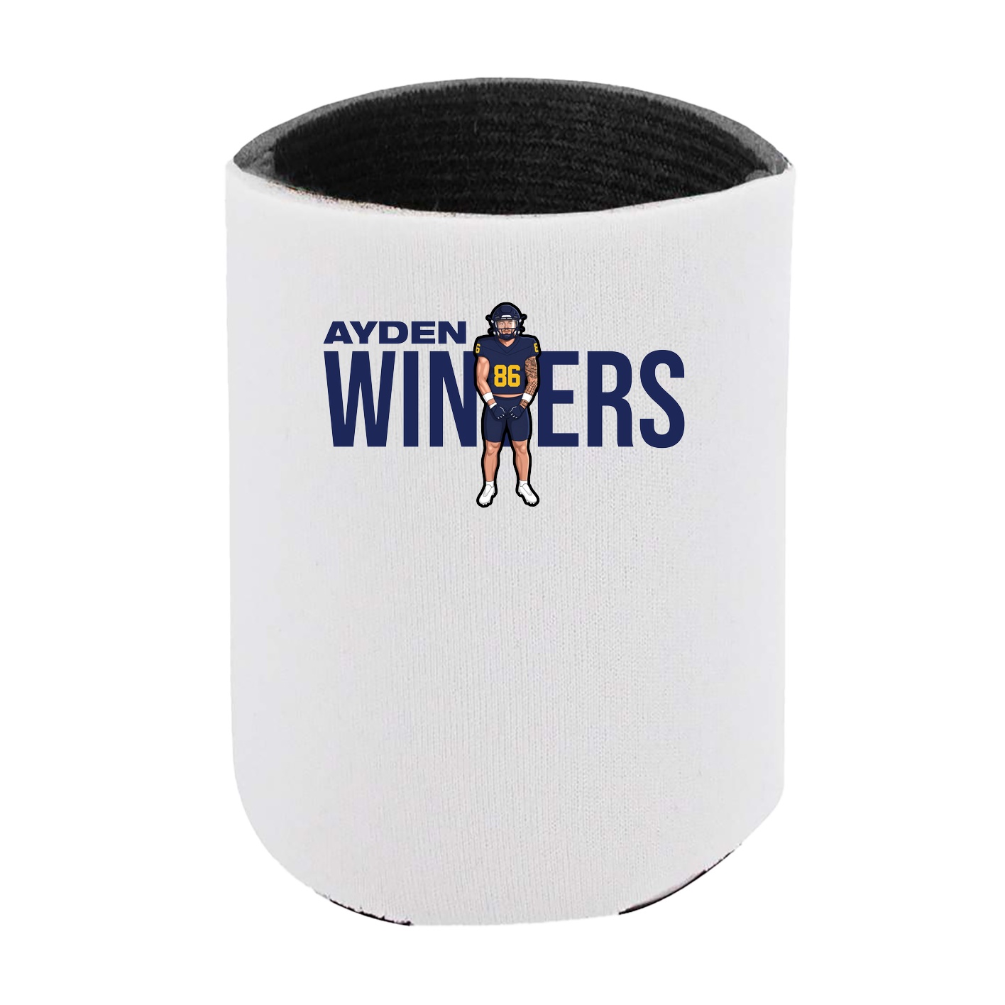 Can Holder — Player Name in White
