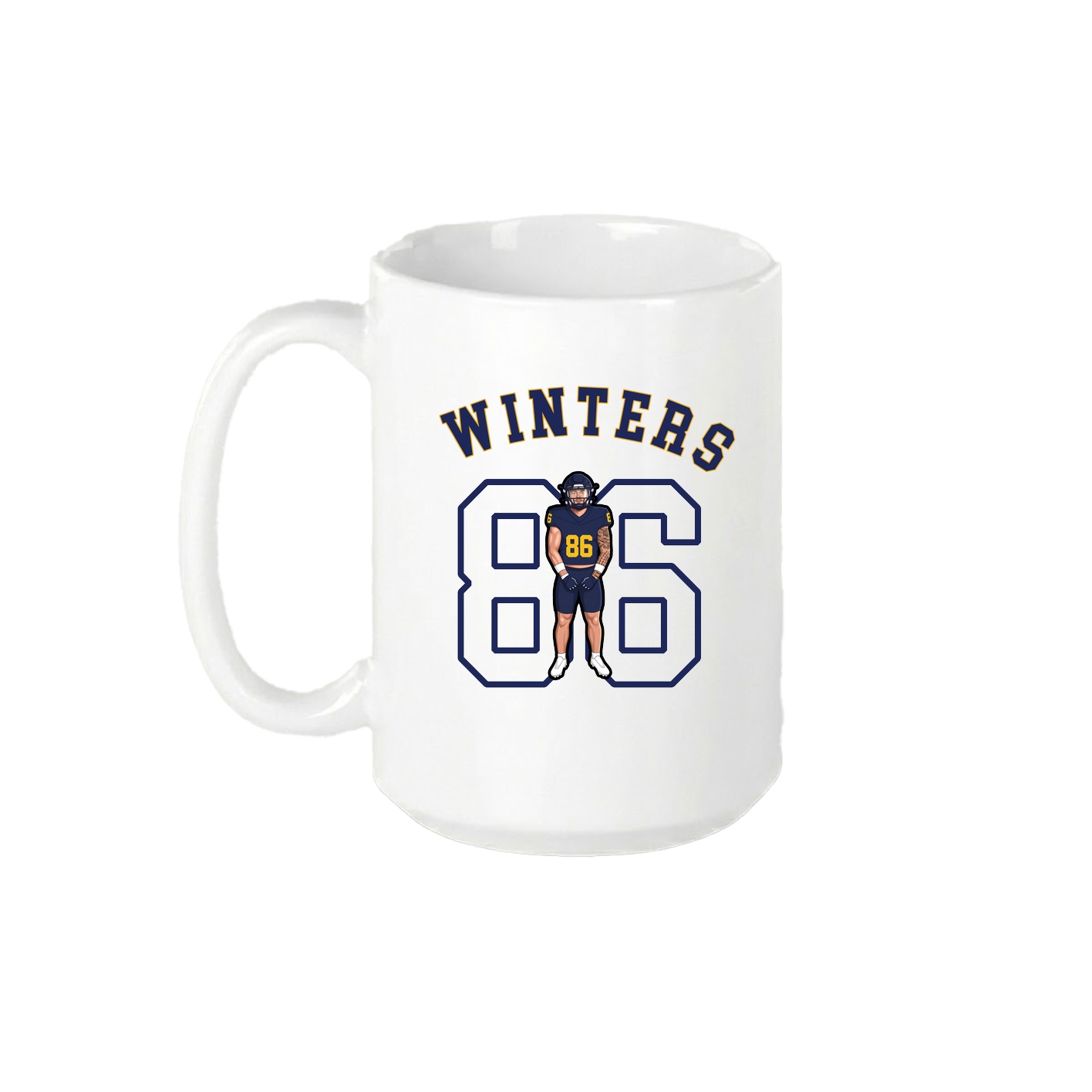 15oz Coffee Mug — Shirsey Arch in White
