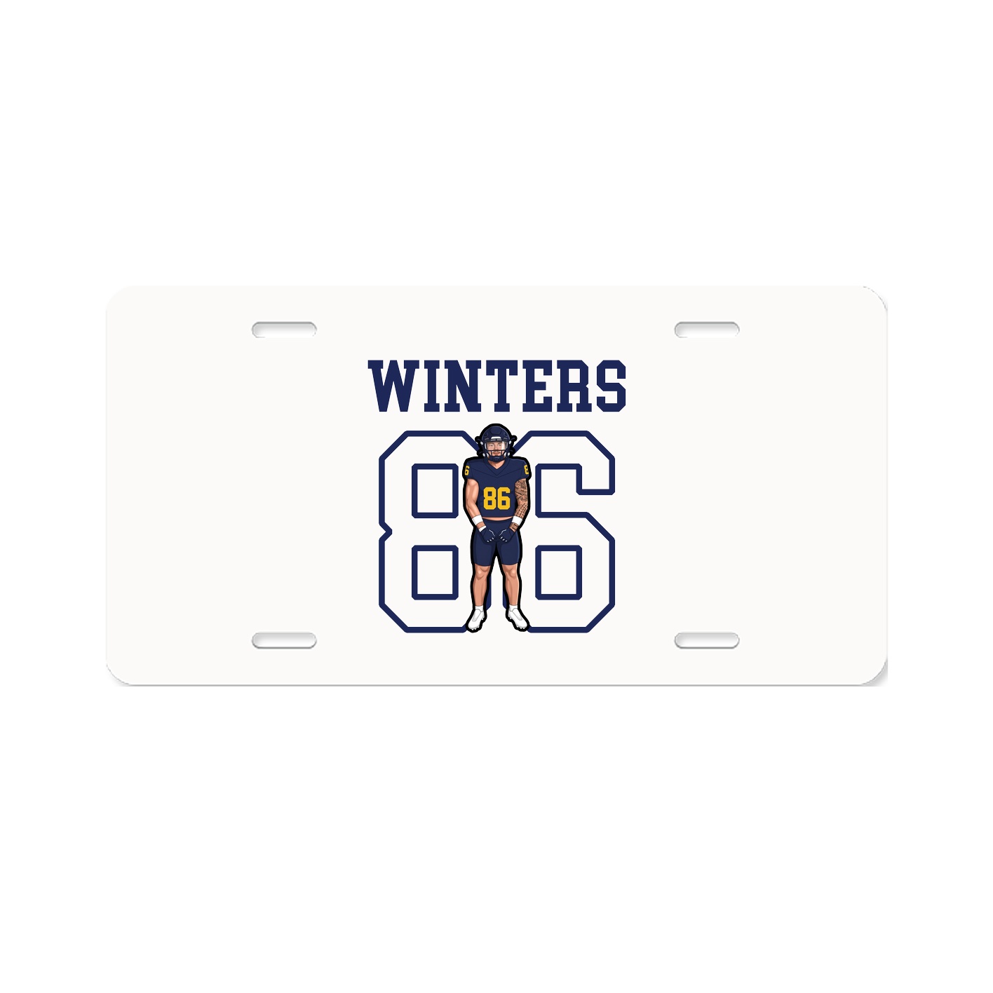 License Plate — Shirsey in Classic