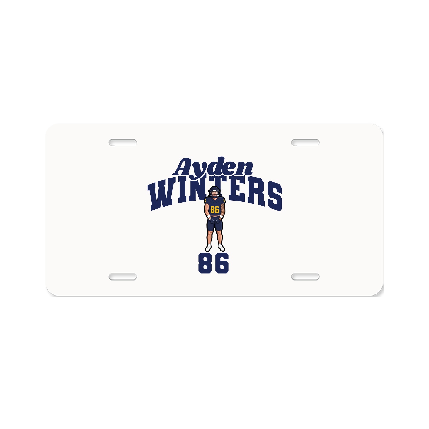 License Plate — Signature Arch in Classic