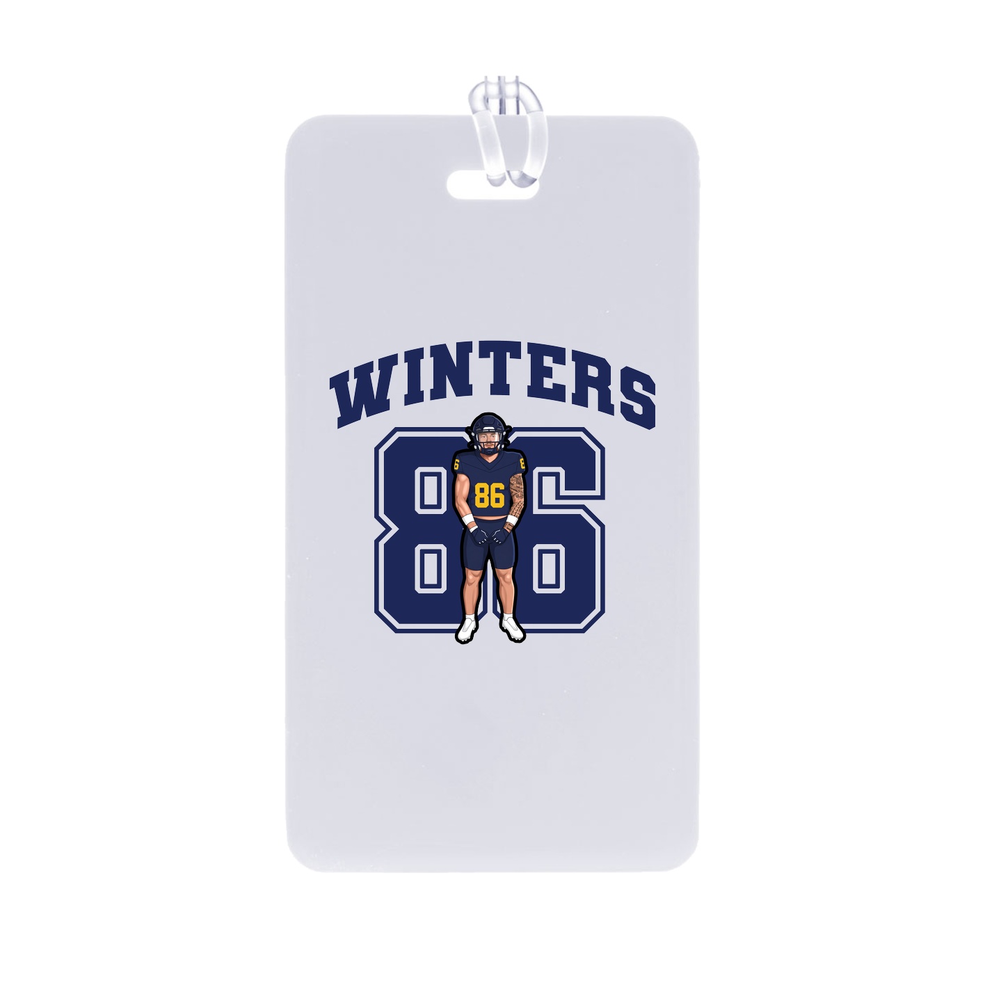 Bag Tag — Number in Classic