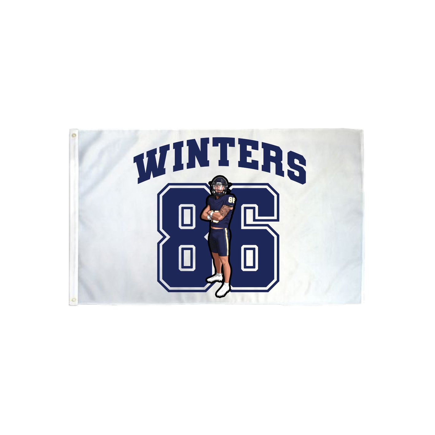 3x5 Flag — Number in Classic