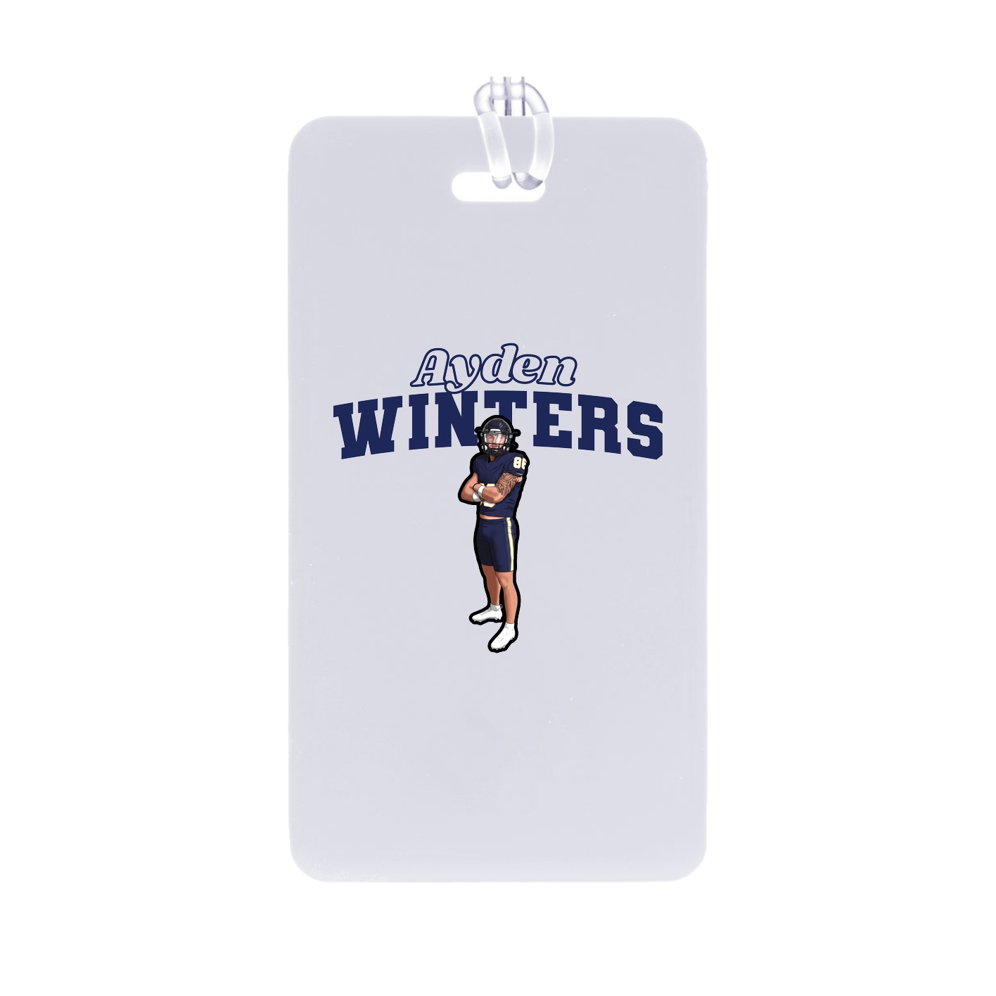 Bag Tag — Name Arch in Classic