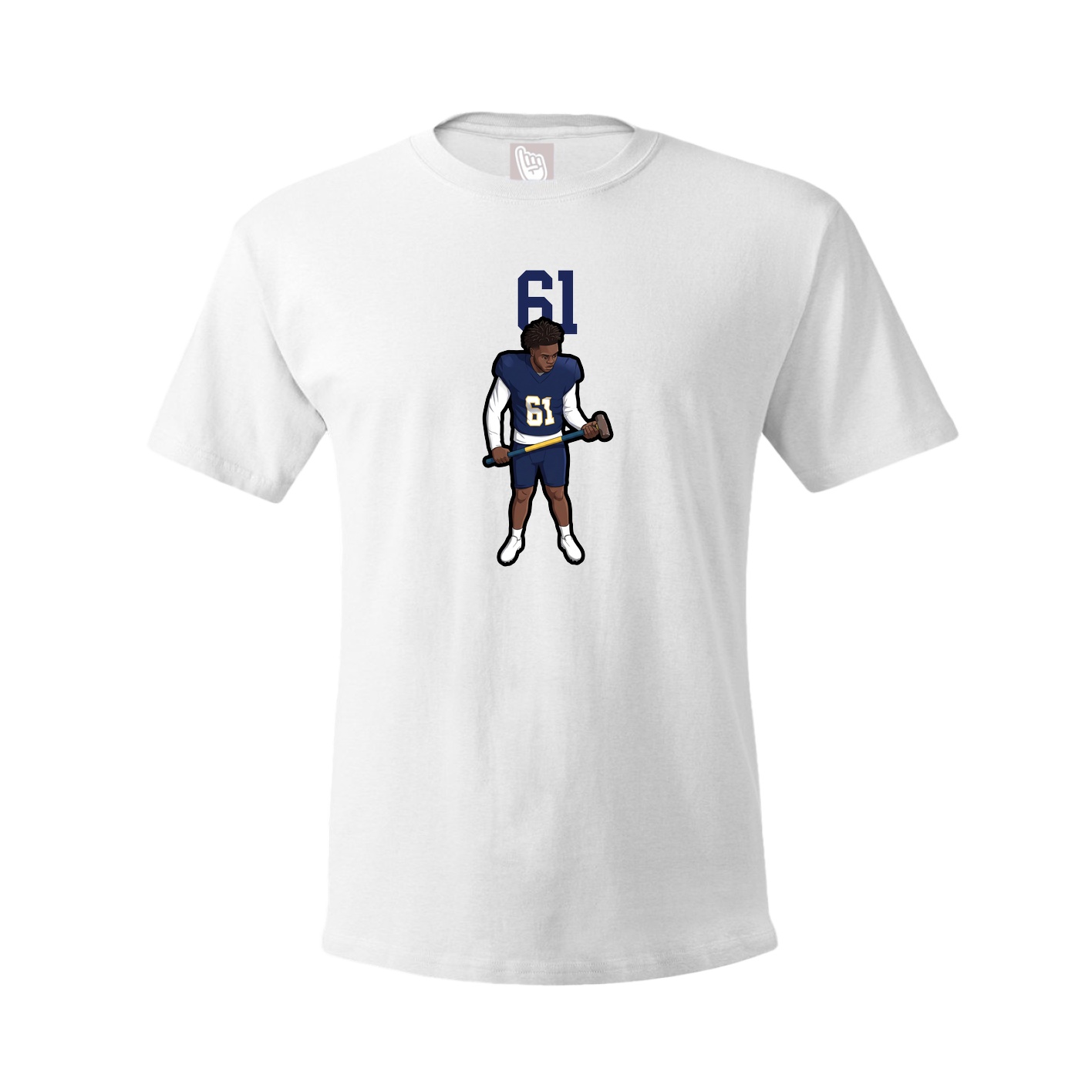 Tee — Number Top in White