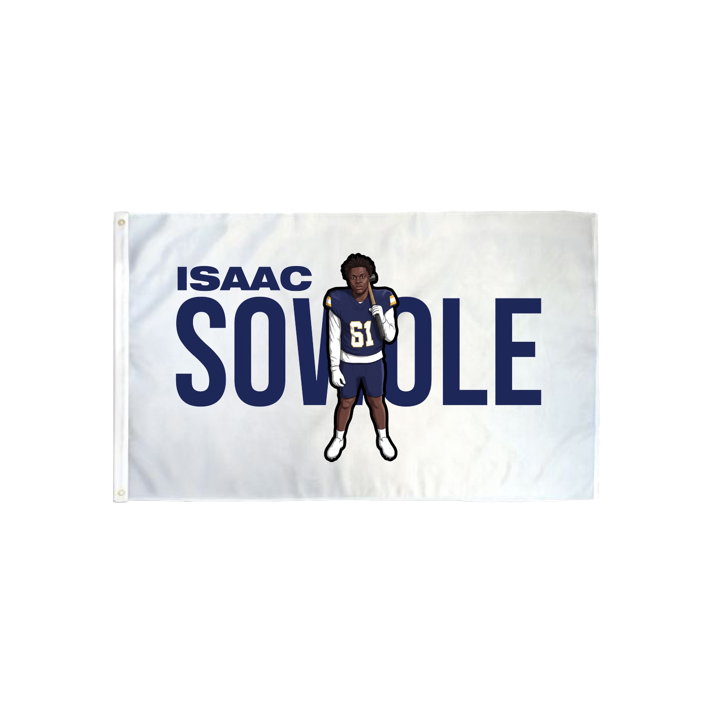3x5 Flag — Player Name in Classic