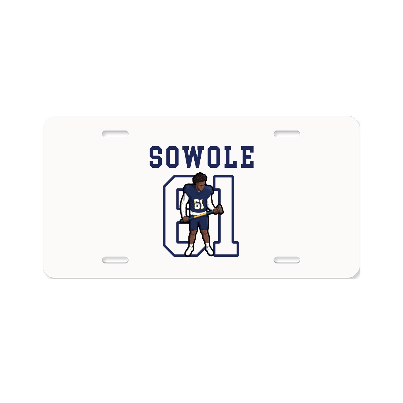 License Plate — Shirsey in Classic